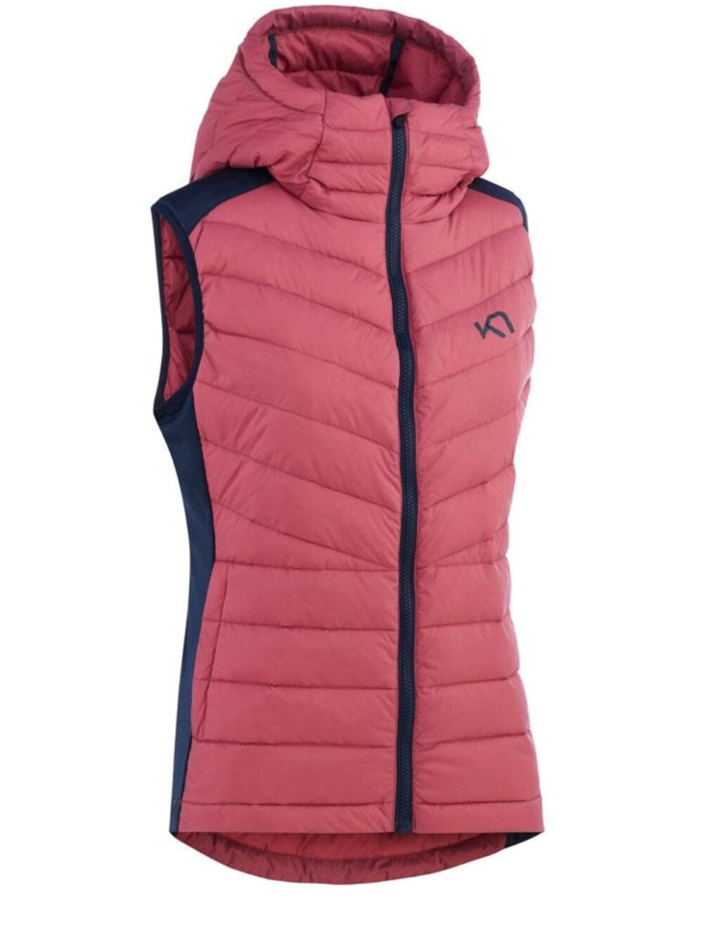 NWT Cozy Kari Traa Eva Hybrid Vest, 80/20 Down Filled, Sz Large